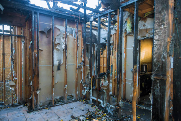 Professional Fire Damage Removal technician working in Middletown, OH